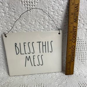 Rae Dunn “Bless This Mess” Sign